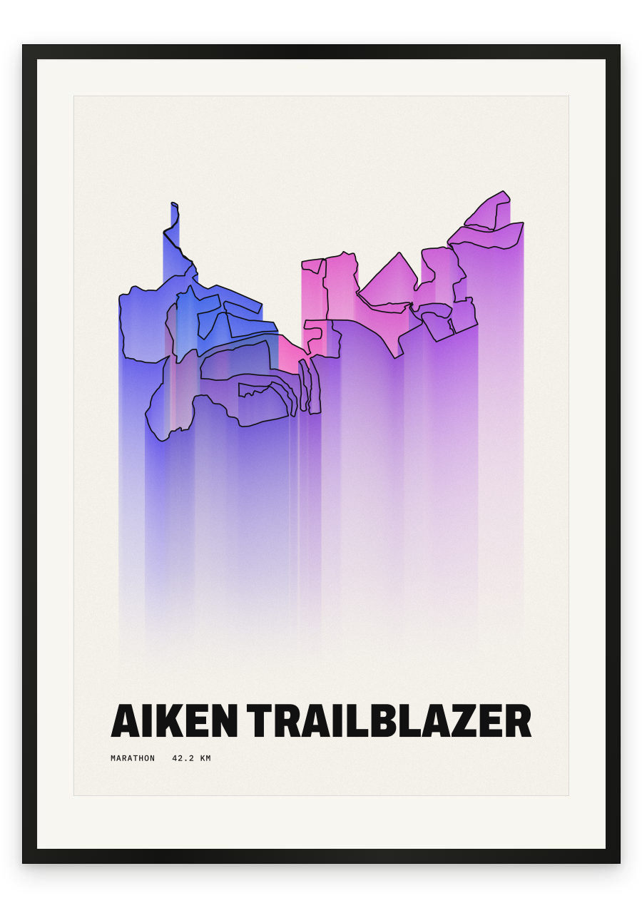 Aiken Trailblazer Marathon — Violet, curtain