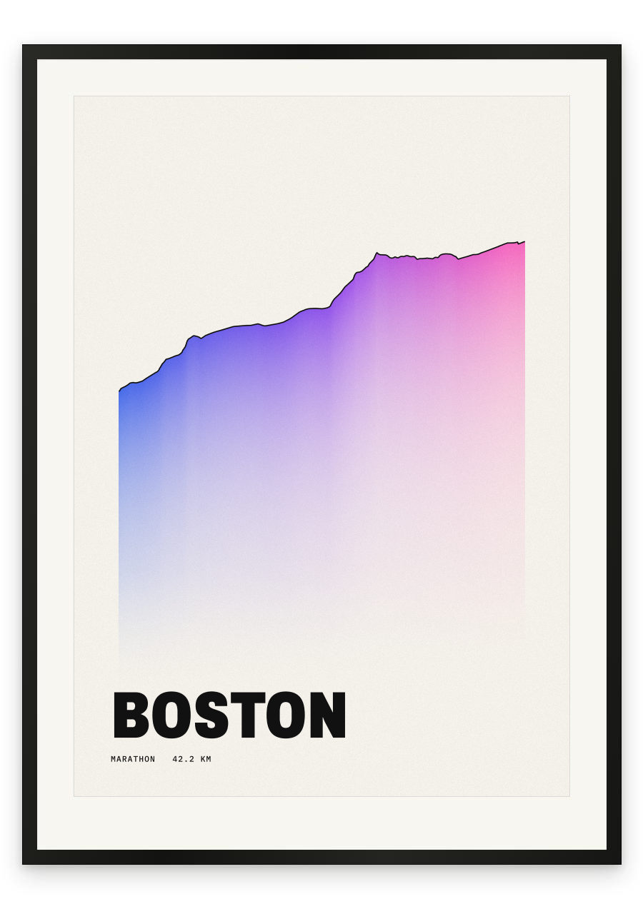 Boston Marathon — Violet, curtain