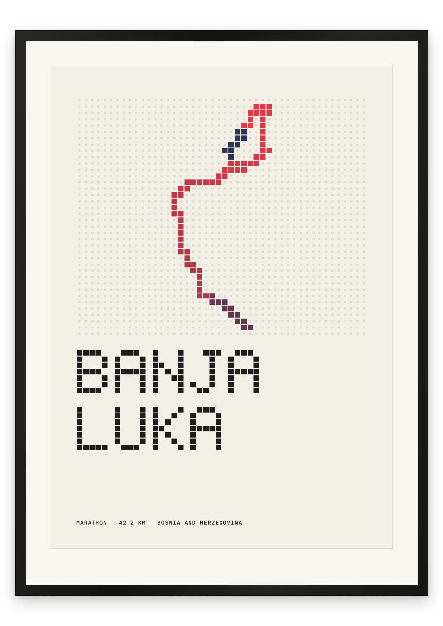 Banja Luka Marathon — Paper, pixel