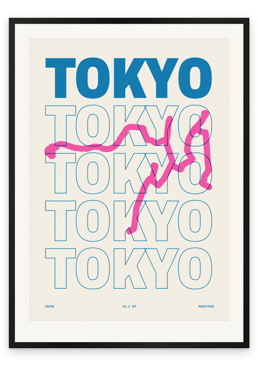 Tokyo Marathon — Pink, riso