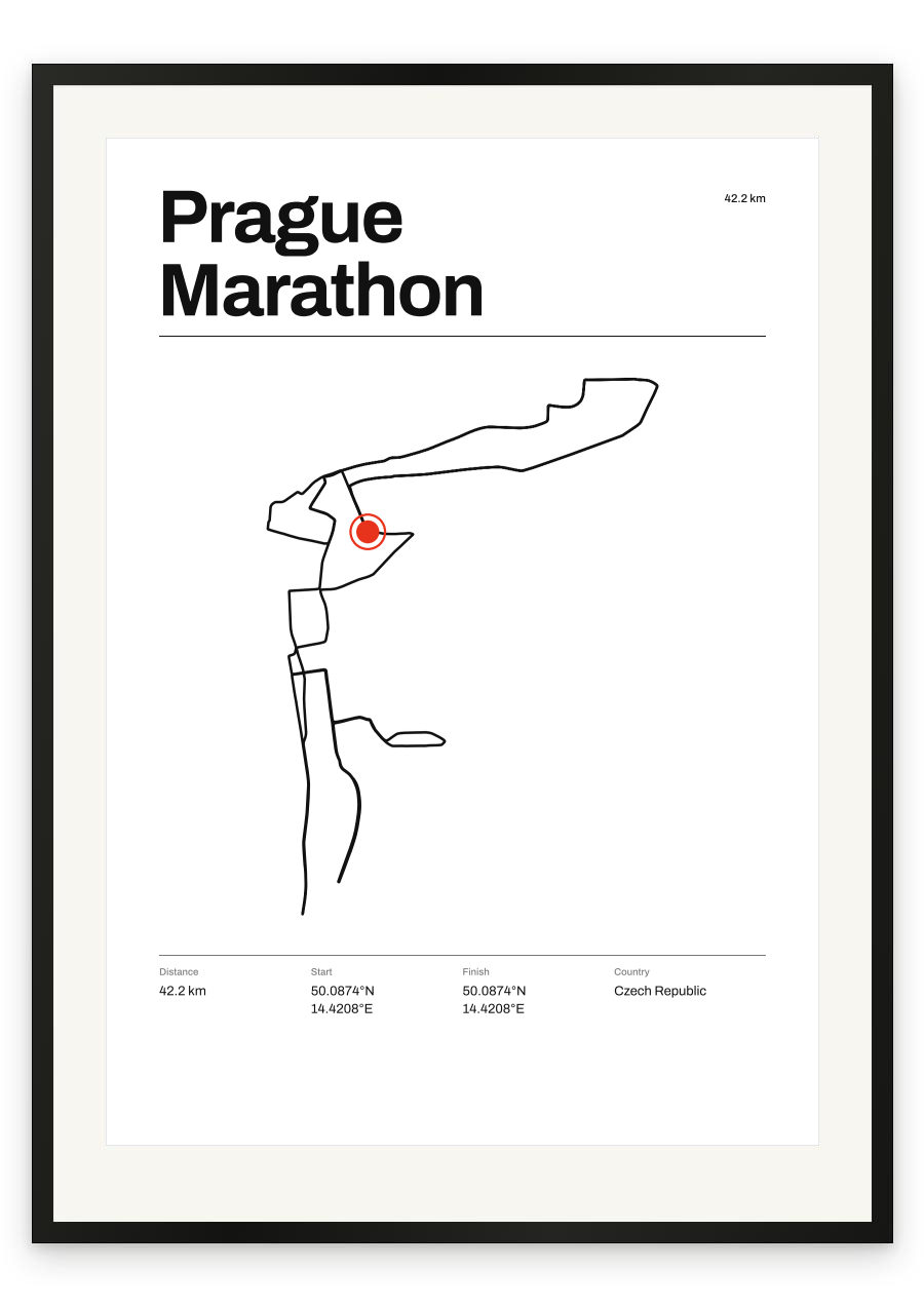 Prague Marathon — Red, swiss